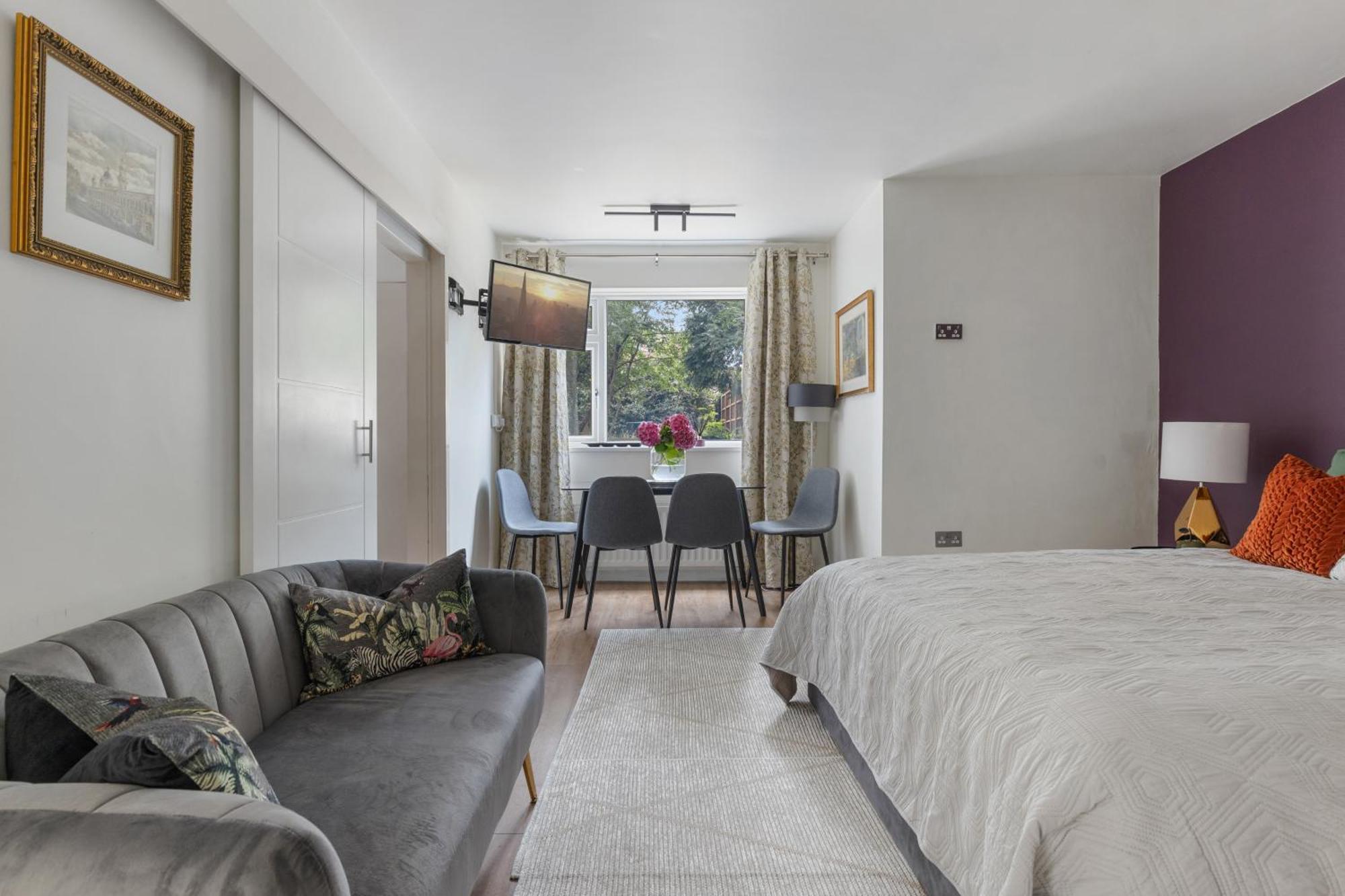 King Studio Apartment With Garden And Parking Ealing Dış mekan fotoğraf